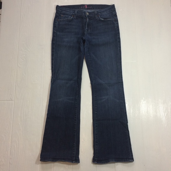 7 For All Mankind Josefina Skinny Boyfriend SZ 28 - Picture 2 of 8